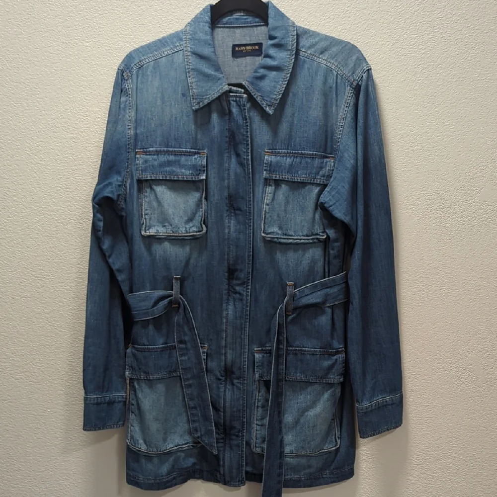 Ramy Brook Blue Denim Mini Dress